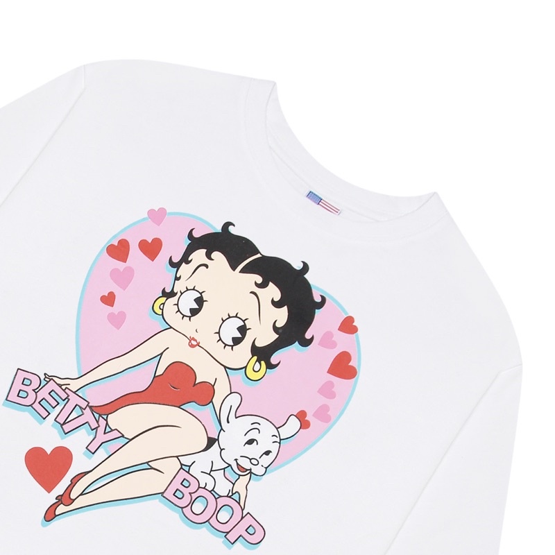 American Pie - Áo thun tay lỡ Betty Boop