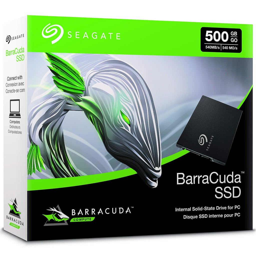 Ổ cứng Seagate BarraCuda SSD 500 GB 2.5" SATA | BigBuy360 - bigbuy360.vn