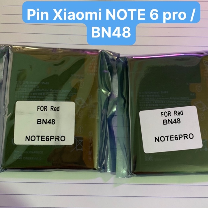 Pin Xiaomi NOTE 6 pro / BN48 / 4000mAh/ bảo hành 3 tháng