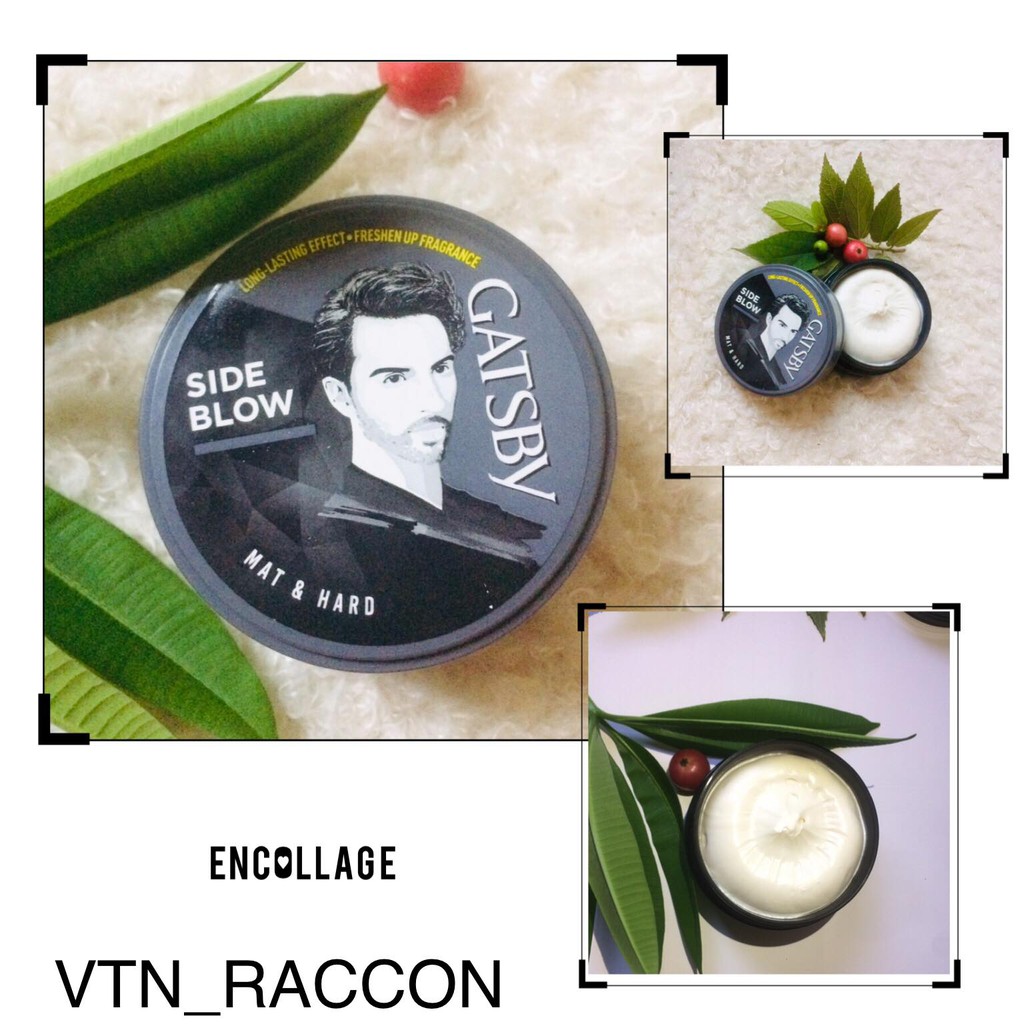 Sáp vuốt tócGATSBY 75g nhập khẩu CAO CẤP vuốt tóc giữ nếp chuyên nghiệp chuẩn hairsalon.