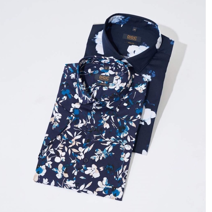 Áo sơ mi Nam ngắn tay Slim Fit DGCs - SASNCB28M-S