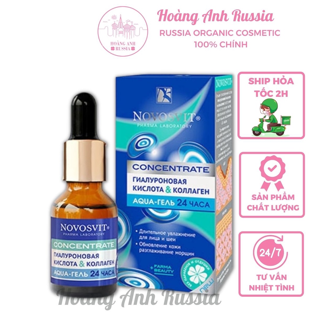 Huyết thanh Novosit cung cấp axit  hyaluronic  & collagen cho da