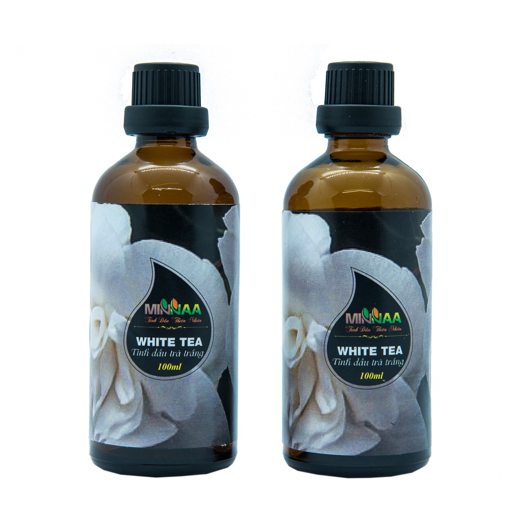 Chai 100ml Tinh dầu thơm phòng trà trắng 100ml, Tinh dầu thiên Minaa nhập khẩu Ấn Độ