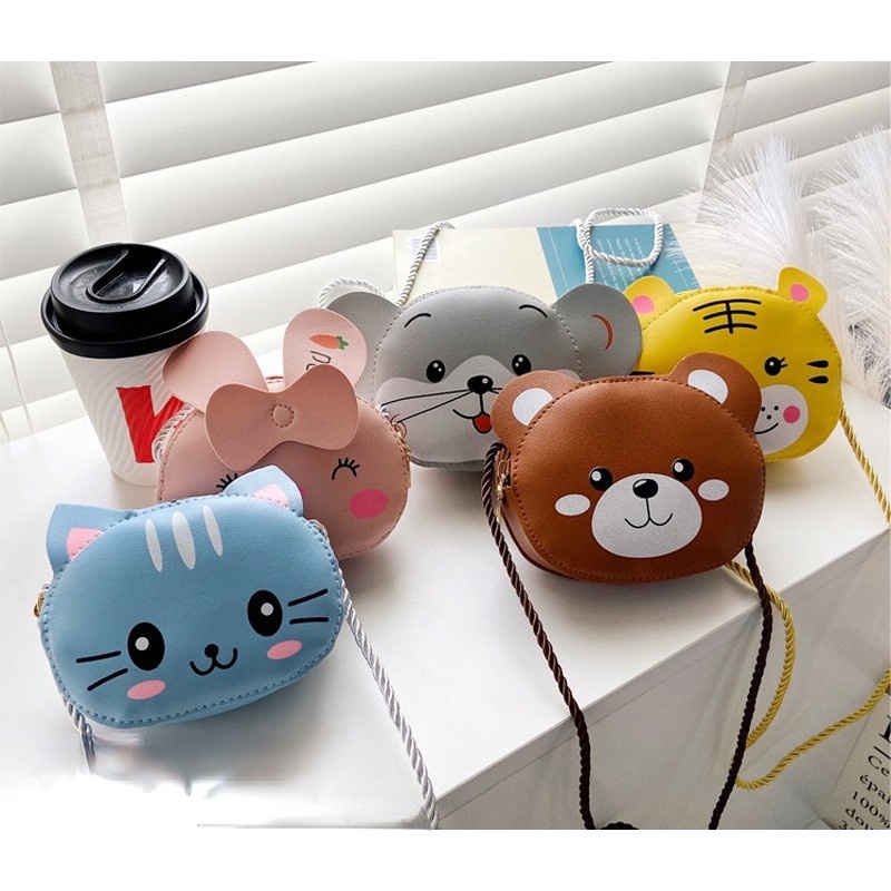 Túi đeo chéo hình động vật dễ thương cho bé