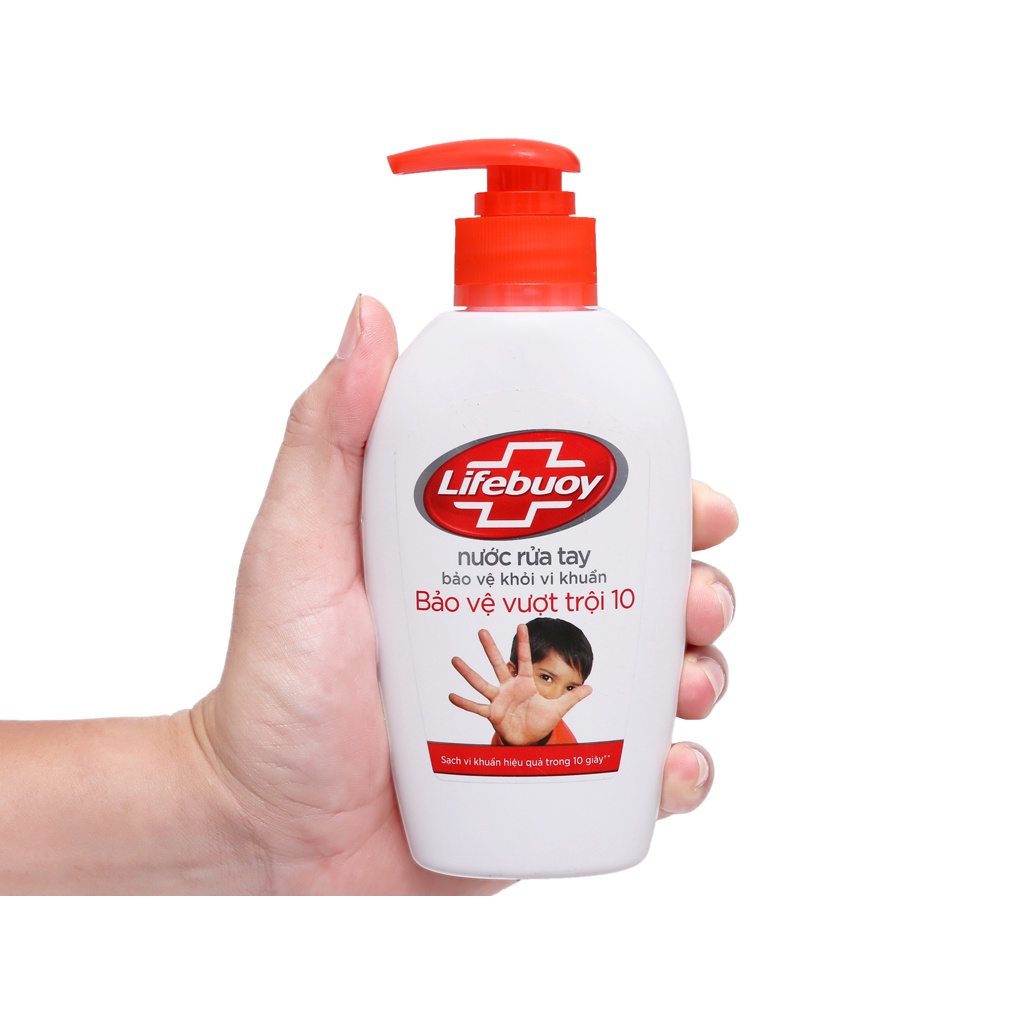 Nước rửa tay Lifebuoy 180ml 500ml Dung dịch sát khuẩn Lifebuoy Gel rửa tay {KHÔNG GÂY HẠI CHO DA}