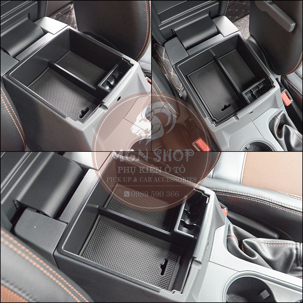 [Khay đựng đồ bệ tỳ tay] [Ford Ranger 2012 - 2021]