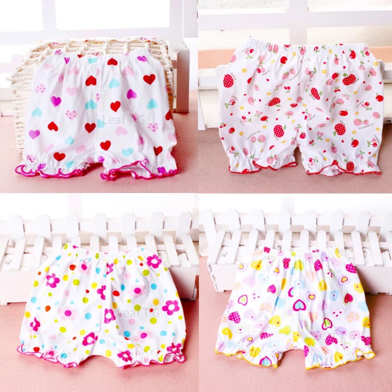 Cotton Baby Short Pants Girl Pants Casual Pants Beach Pants Quần Short Cotton 100% Mềm Mại Cho Bé Gái 1-3 Tuổi