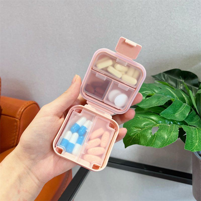 Hộp Đựng Thuốc Cỡ Nhỏ Chống Ẩm Dễ Thương Tiện Dụng