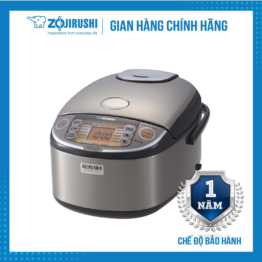 Nồi cơm điện áp suất cao tần Zojirushi NP-HRQ18-XT 1,8L, sản xuất tại Nhật