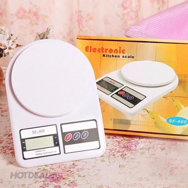 Cân Điện Tử Nhà Bếp SF-400 Loại 7Kg - Cân Để Bàn Nhà Bếp Mini.