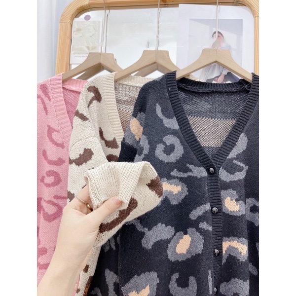 Áo cadigan len báo 3 màu dày dặn - KL08