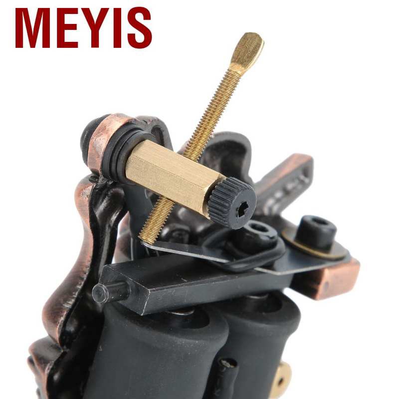 Meyis Antique Brass Tattoo Machine  Device Shader Beauty Salon Shop for Liner