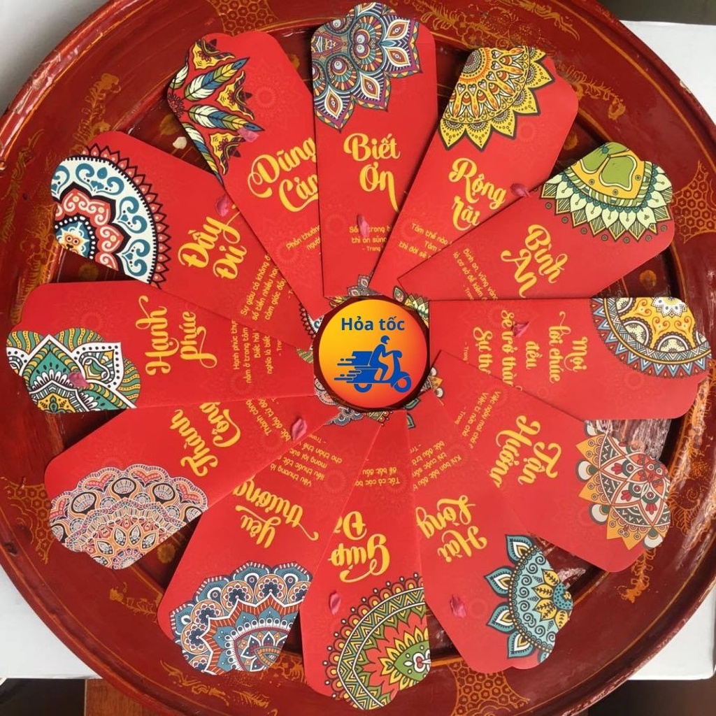 Bộ sưu tập Phong Bao Lì Xì tết - li xi Trong Suot - Thông Điệp Trí tuệ Sâu Sắc Truyền Cảm Hứng Thay Lời Chúc Năm Mới