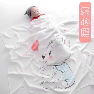 Chăn aden lụa siêu mềm cho bé họa tiết dễ thương