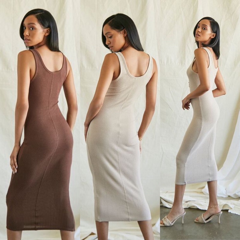 Đầm bigsize f21+ f21plus thun len midi