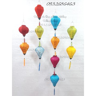 Combo 11 đèn lồng hội an size 20cm trang trí