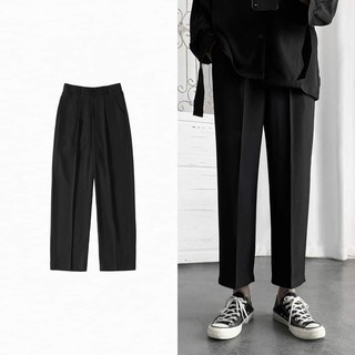 QUẦN BAGGY NAM UNISEX (2 Màu ĐEN XÁM)- phong cách HÀN QUỐC 0008