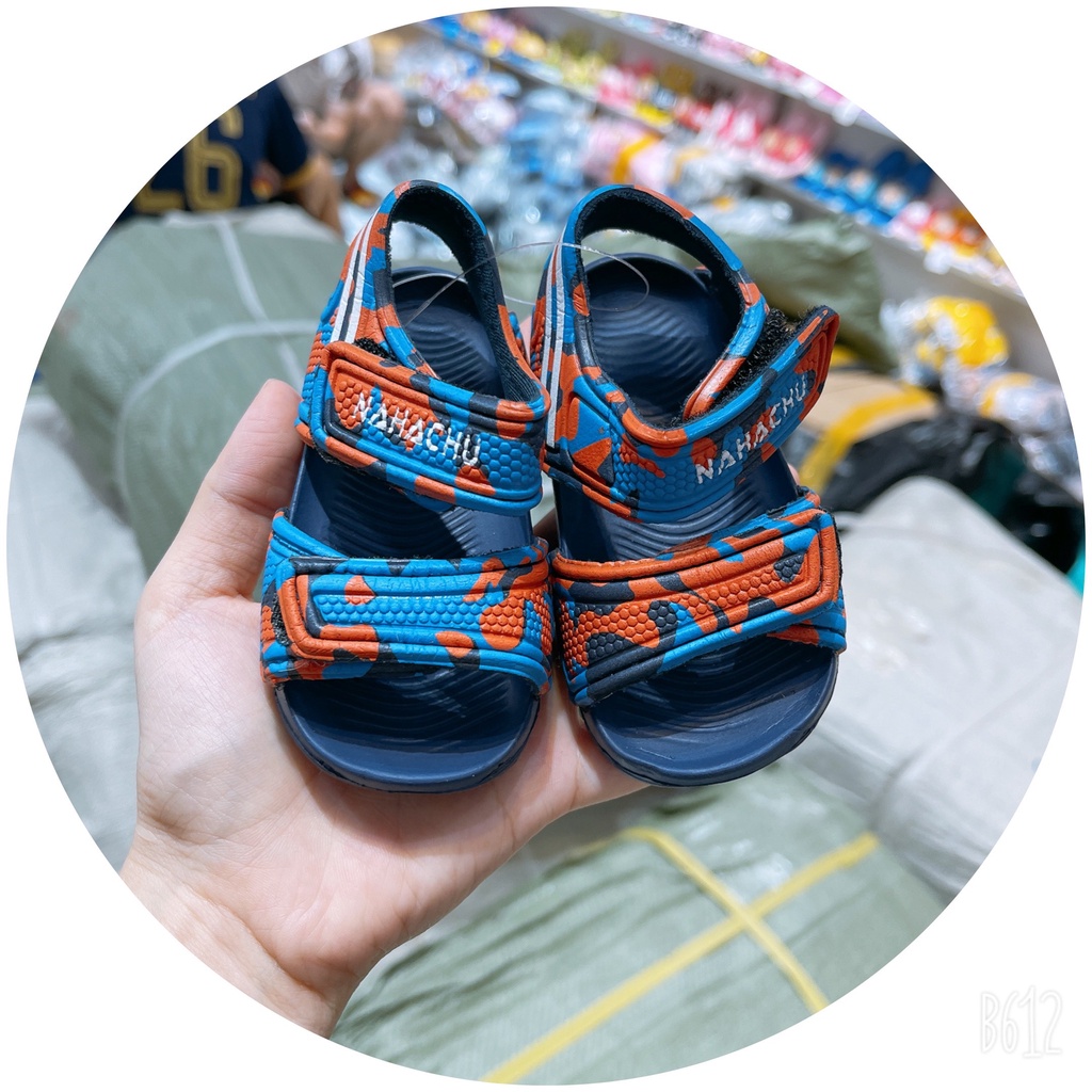 [Tổng Kho Sỉ] Sandal Xốp Cho Bé Trai Siêu Nhẹ Siêu Bền Hoạ Tiết Tối Màu sz 18-25