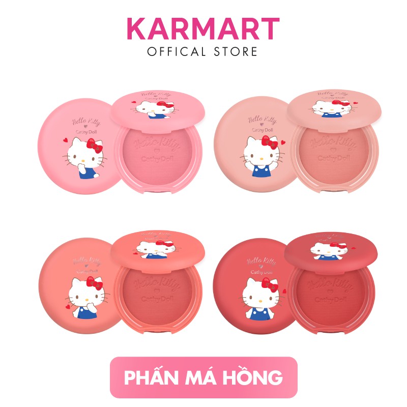 Phấn Má Hồng Hello Kitty Cathy Doll Cotton Shine Blusher 6.5g