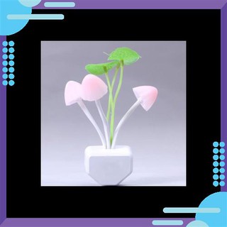 Đèn ngủ nấm avatar cảm ứng ánh sáng đổi màu