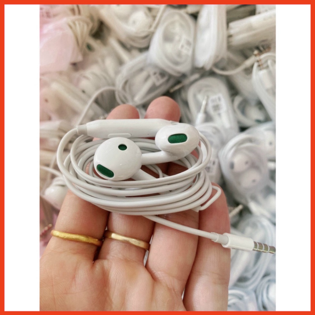 Tai Nghe Nhét Tai Oppo Màng Xanh , Nghe Hay, Êm, Bass Tốt. Jack Cắm 3.5mm