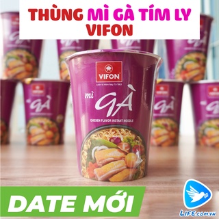 Thùng mì ly gà tím vifon 24 ly - 60 gram/ly