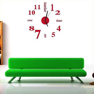 Đồng hồ dán tường  DIY cỡ lớn 100x100 cm