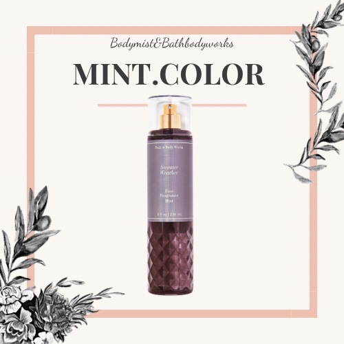 Xịt thơm Bath & Body Works mùi Sweater Weather-𝓜𝓲𝓷𝓽.𝓬𝓸𝓵𝓸𝓻-