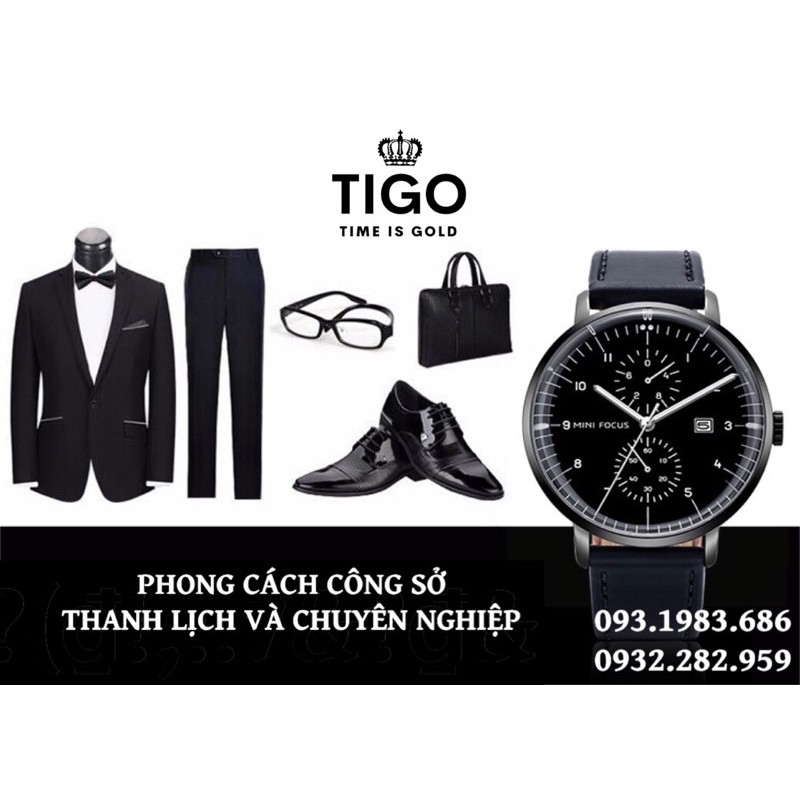 Đồng Hồ Nam Đeo Tay Chính Hãng MINI FOCUS MF0052G.02 Dây Da Thật Màu Nâu Viền Thép Không Gỉ Đẹp Cao Cấp - Có Quà Tặng | BigBuy360 - bigbuy360.vn