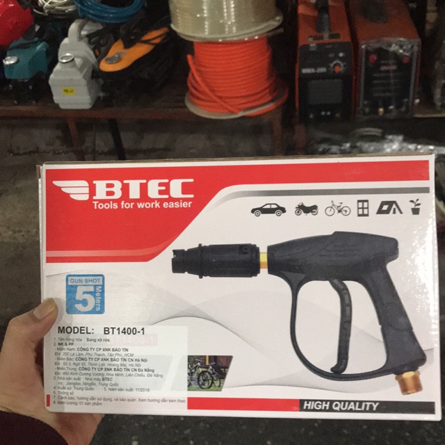 Súng rửa xe Btec xịn
