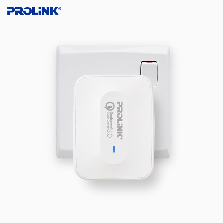 Củ Sạc Nhanh 3 Cổng USB Prolink PTC32501