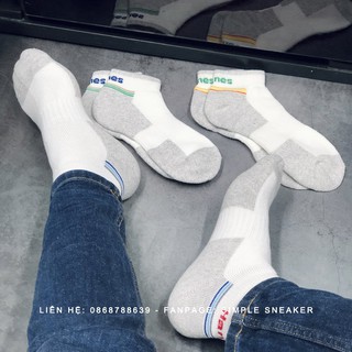 Vớ Cổ Thấp 🔥FREESHIP🔥Tất Cổ Ngắn Hanes US - Vớ Hanes Dày Dặn Chống Hôi Chân Hàng Cao Cấp