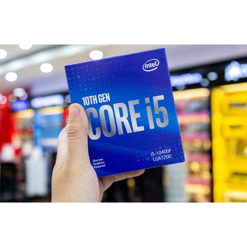 CPU Intel Core i5 10400F (2.9GHz turbo 4.3GHz | 6 nhân | 12 luồng | 12MB Cache)