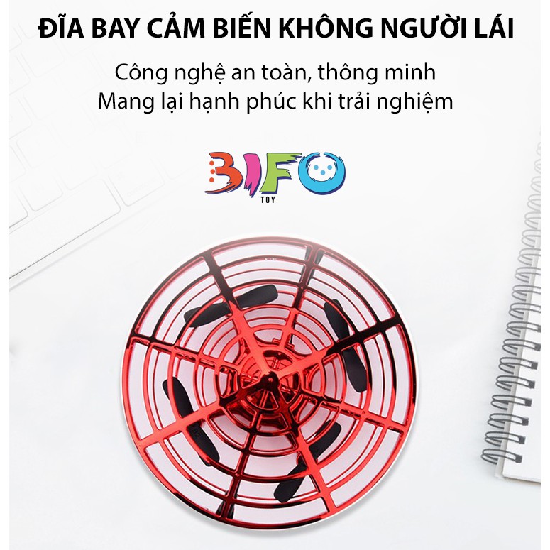 Đĩa Bay Điều Khiển Bằng Tay Cảm Biến Hồng Ngoại Thông Minh