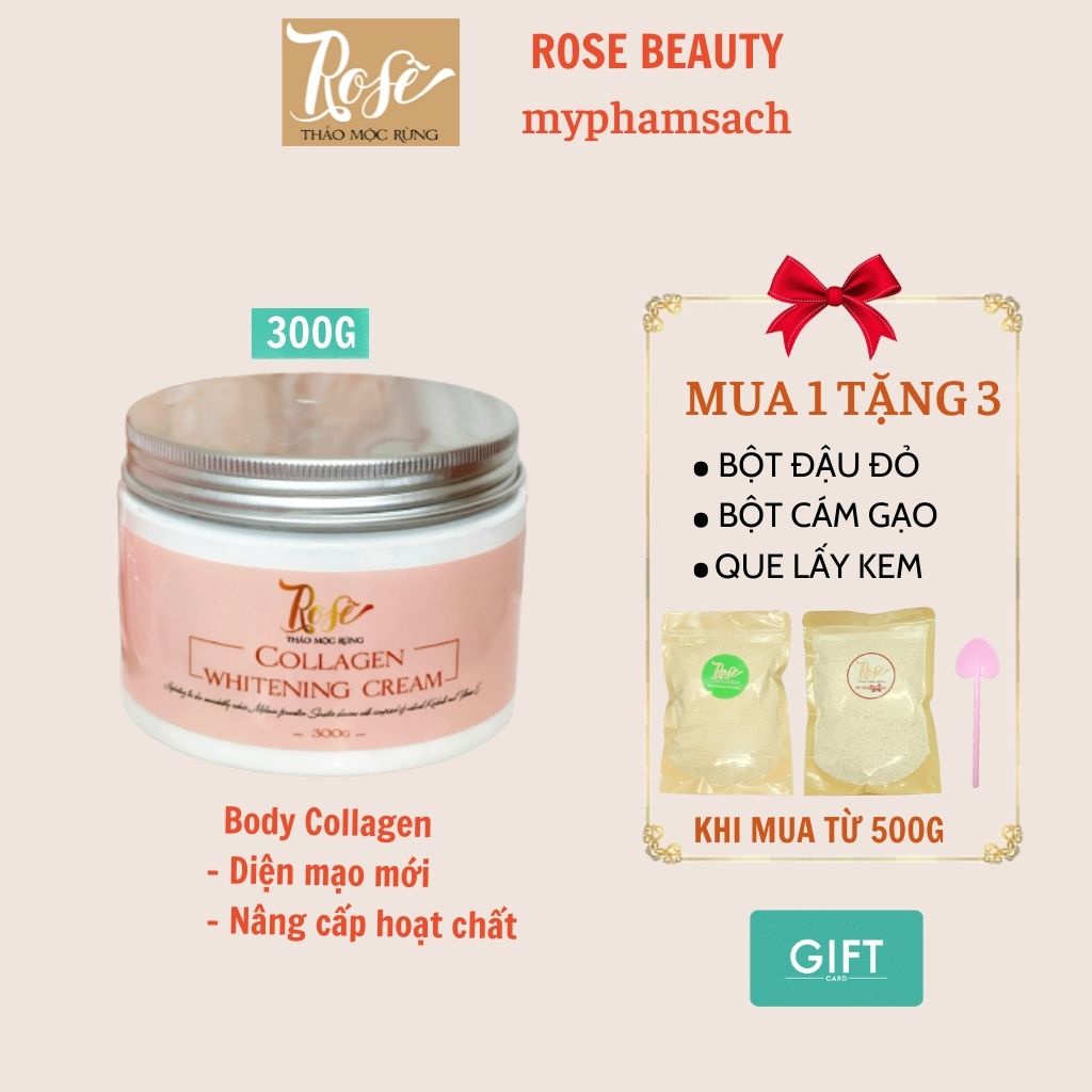 Kem body trắng da COLLAGEN Whitening Cream handmade MyPhamSpaChuyenSi