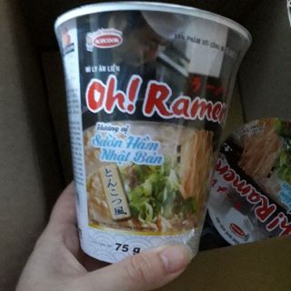 MÌ LY OH! RAMEN HƯƠNG VỊ SƯỜN HẦM & NƯỚC TƯƠNG NHẬT BẢN ACECOOK