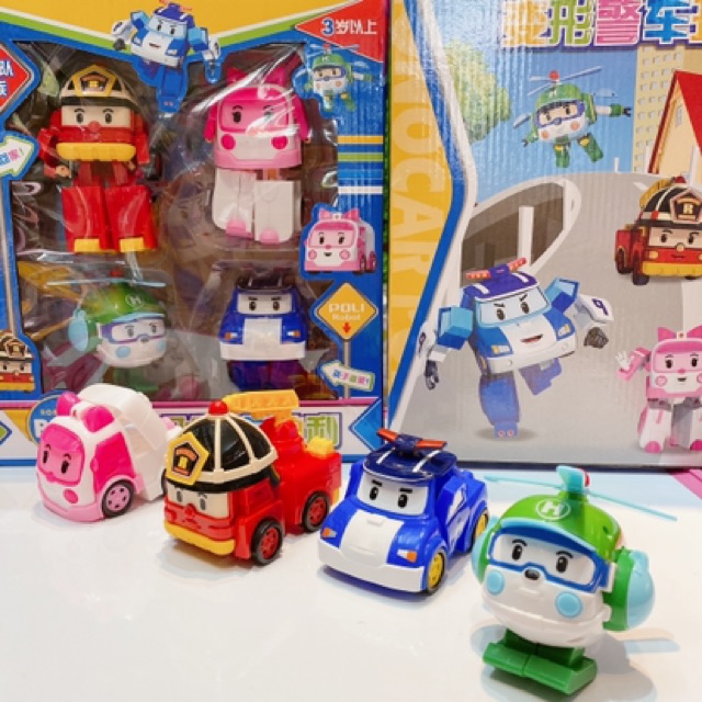 Biệt đội 4 xe Robocar PoLi  biến hình cảnh sát  no.168-4