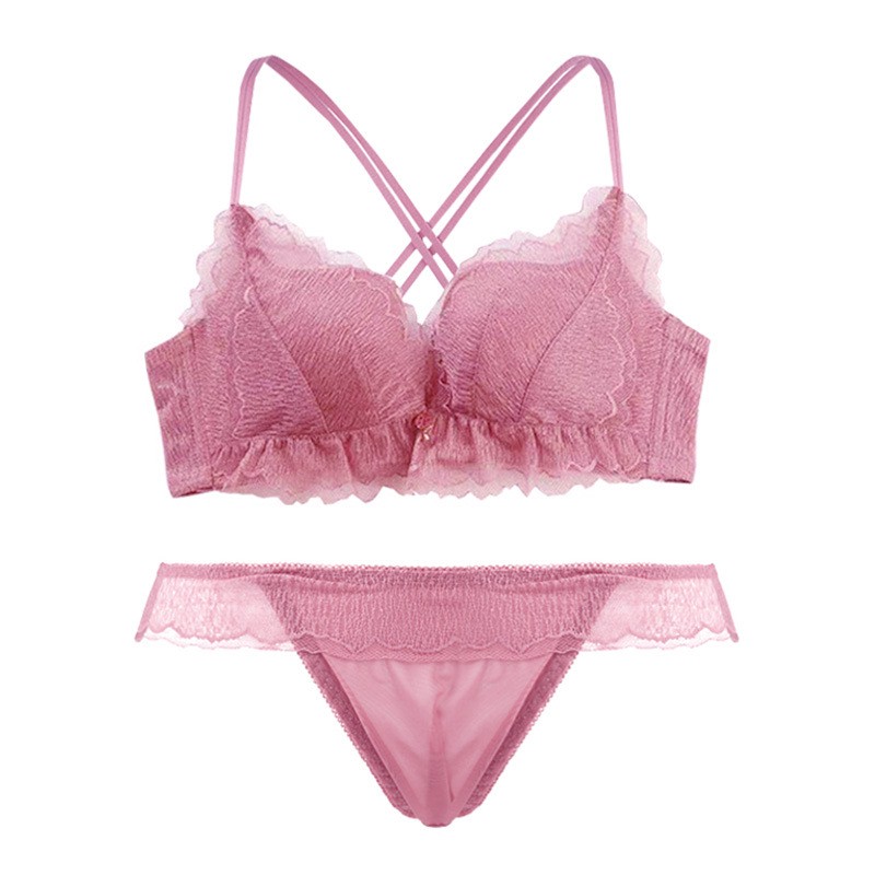 Bộ đồ lót nữ giá
 rẻ 🍍FREE SHIP🍍 Set đồ lót không gọng kim loại phối ren quyến rũ | BigBuy360 - bigbuy360.vn