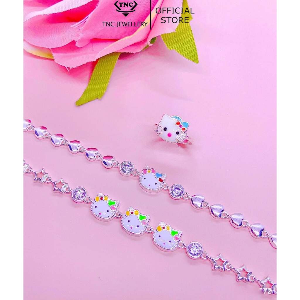 Set Nhẫn, Vòng Tay Bạc Cho Bé- Trang Sức TNC JEWELLERY