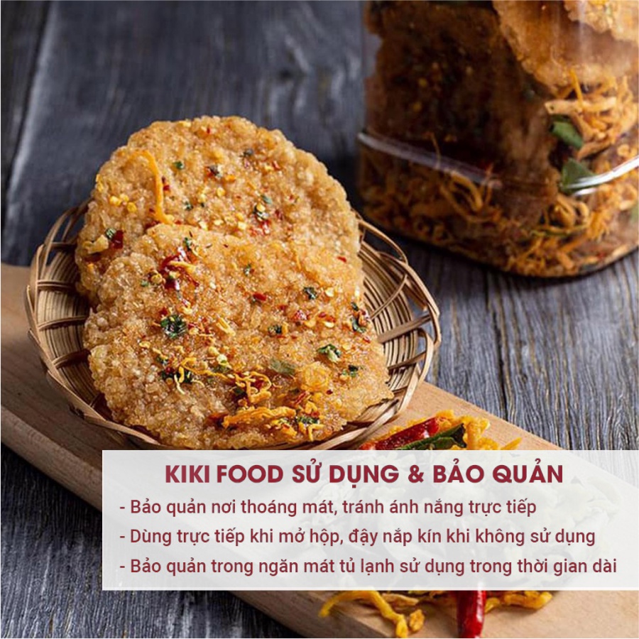 Cơm cháy lắc khô gà 300G KIKIFOOD vừa ngon vừa rẻ, đồ ăn vặt Việt Nam an toàn vệ sinh thực phẩm | BigBuy360 - bigbuy360.vn