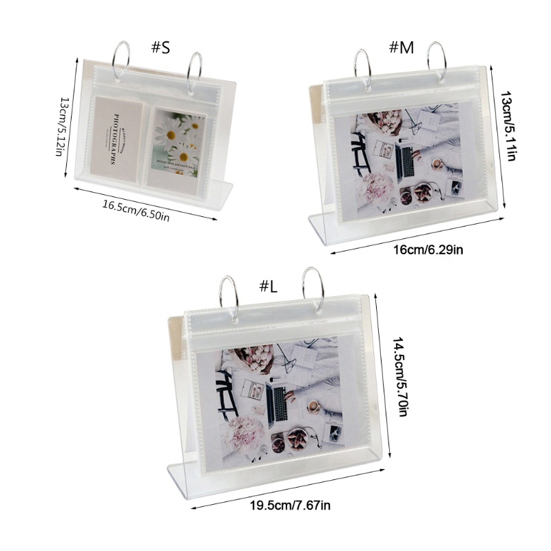 Khung ảnh để bàn dạng lật bằng acrylic