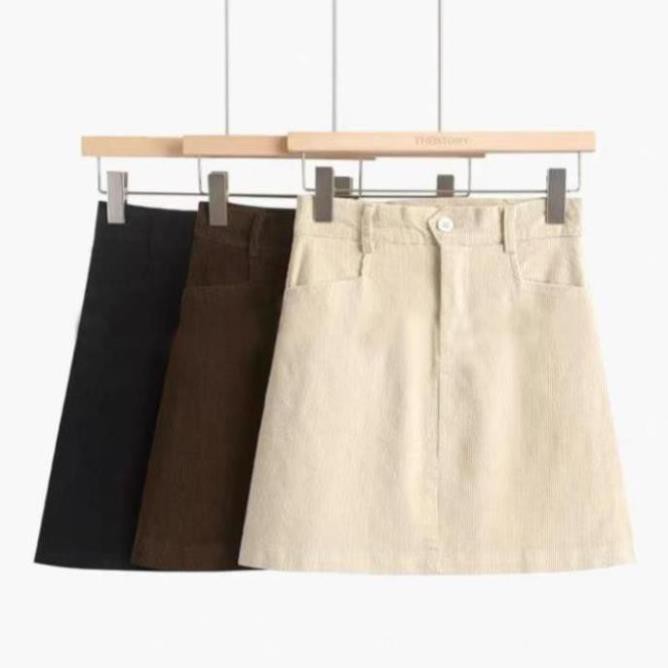 Chân Váy Nhung Tăm, Chân Váy Công Sở Kèm Quần Dễ Phối Đồ Phong Cách Trẻ Trung Năng Động Trung Trang Cao Cấp Selena | BigBuy360 - bigbuy360.vn