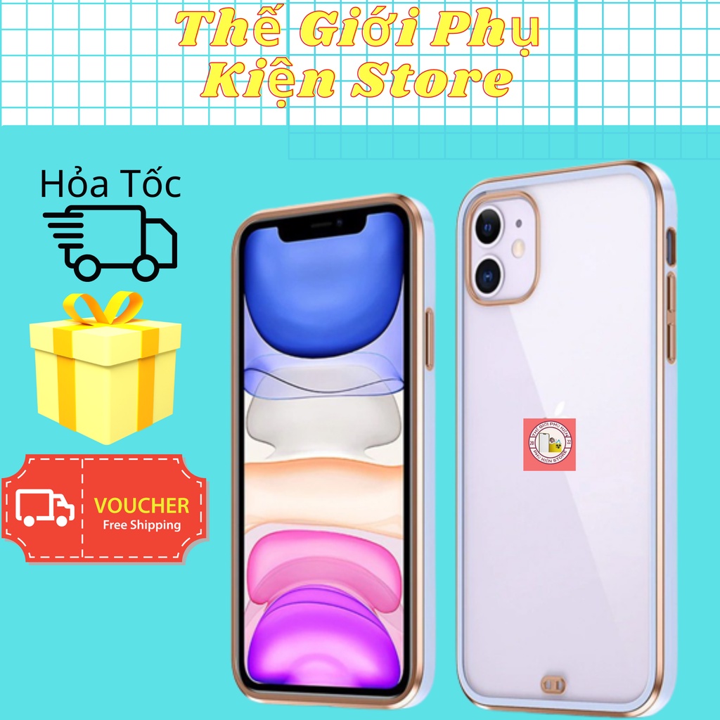 Ốp điện thoại IP Xs Xs Max 11 11Pro 11 Pro Likgus dẻo màu viền vuông chính hãng