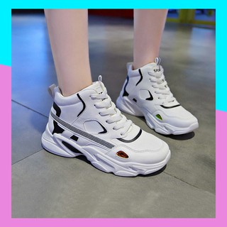 [XẢ KHO - FREESHIP] Giày thể thao nữ cao cổ loại 1 phong cách hàn quốc giày nữ đẹp  mẫu mới 2020 full box HT174