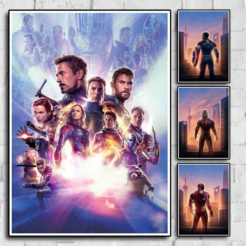 Poster Phim Hoạt Hình Marvel The Avengers 4: Endgame