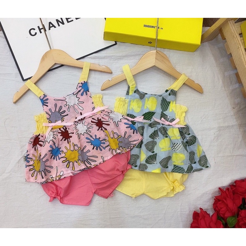 Bộ bé gái cực mềm mát