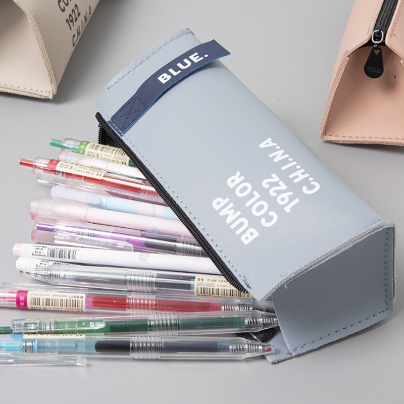 Túi Đựng Bút / Mỹ Phẩm Để Bàn Sức Chứa Lớn Chống Thấm Nước Siêu Bền Tiện Dụng Cho Nữ / Trẻ Em