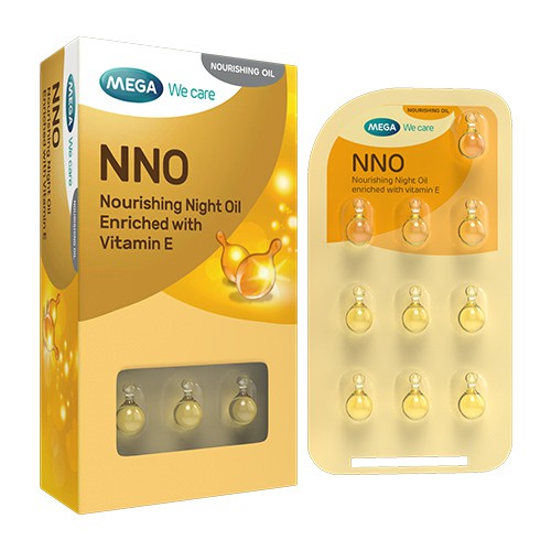 Vitamin E NNO - Viên cấp ẩm NNO cung cấp Vitamin E và dầu Jojoba