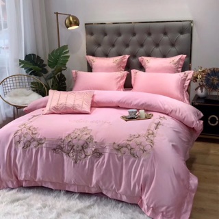 Bộ chăn ga lụa satin Hoàng gia (7 màu)