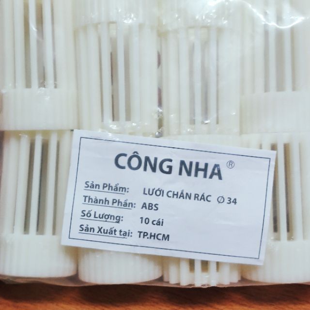 Lưới chặn rác gắn luppe (lúp bê) ∅34/∅42, phụ kiện thay thế bộ hút sâu